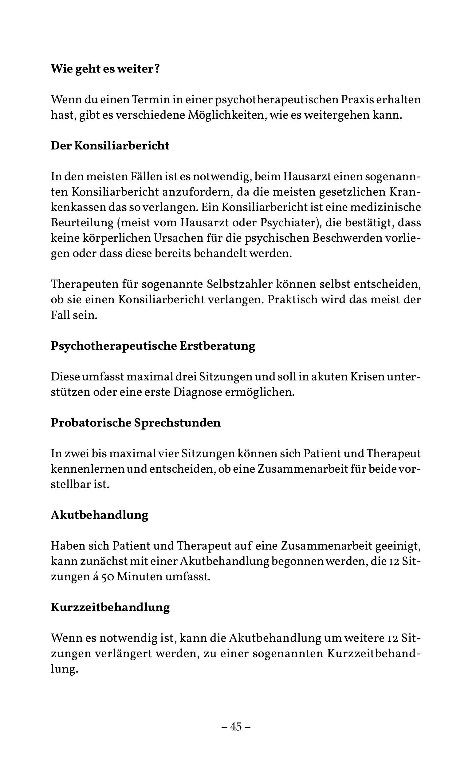 Beispielinhalt (Bild) Dein Weg aus der Depression