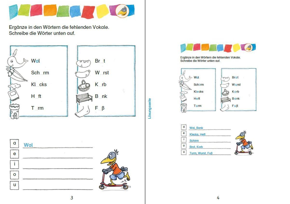 Beispielinhalt (Bild) Mein Ferienblock mit Rabe Linus - Fit für die 3. Klasse