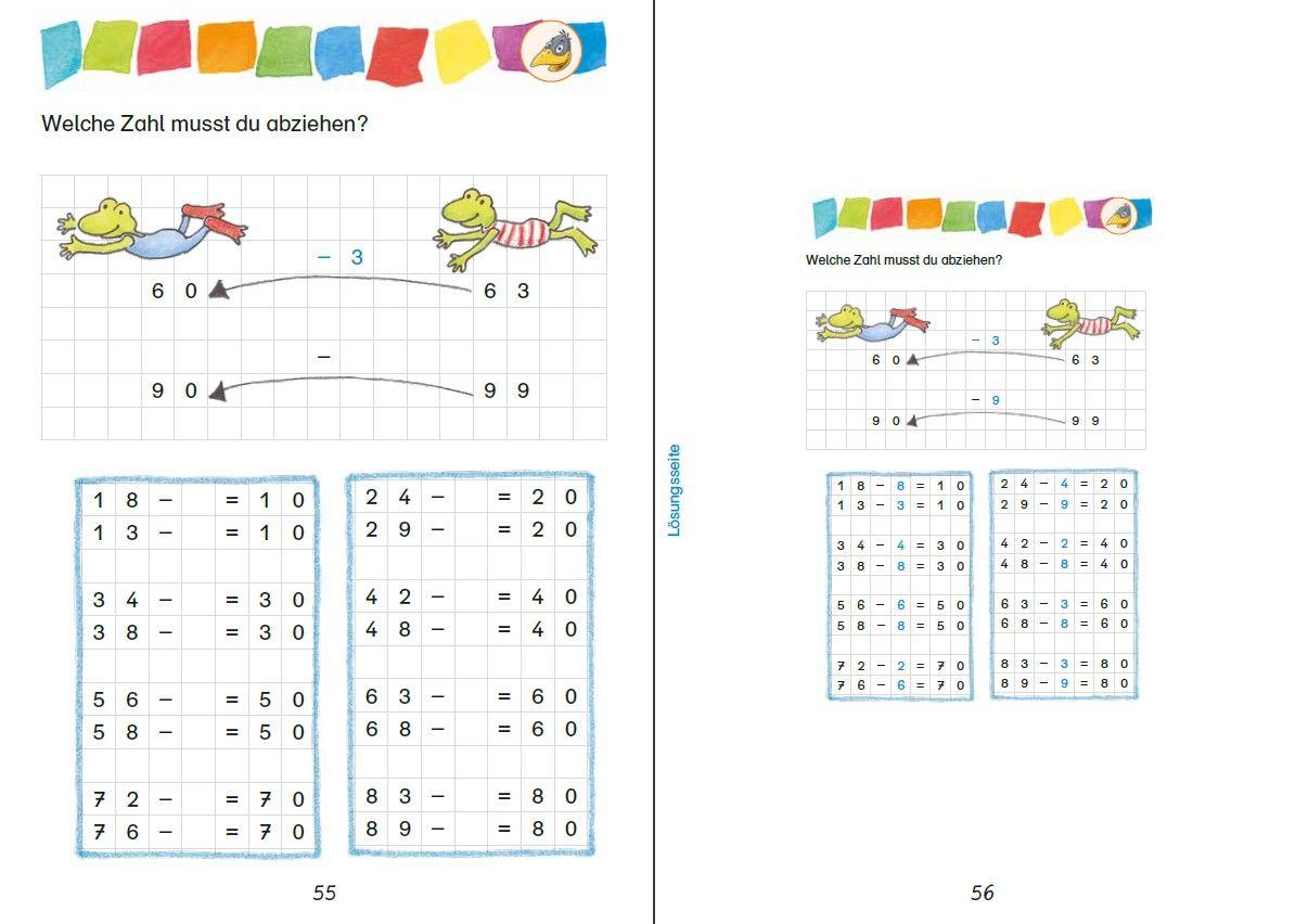 Beispielinhalt (Bild) Mein Ferienblock mit Rabe Linus - Fit für die 3. Klasse