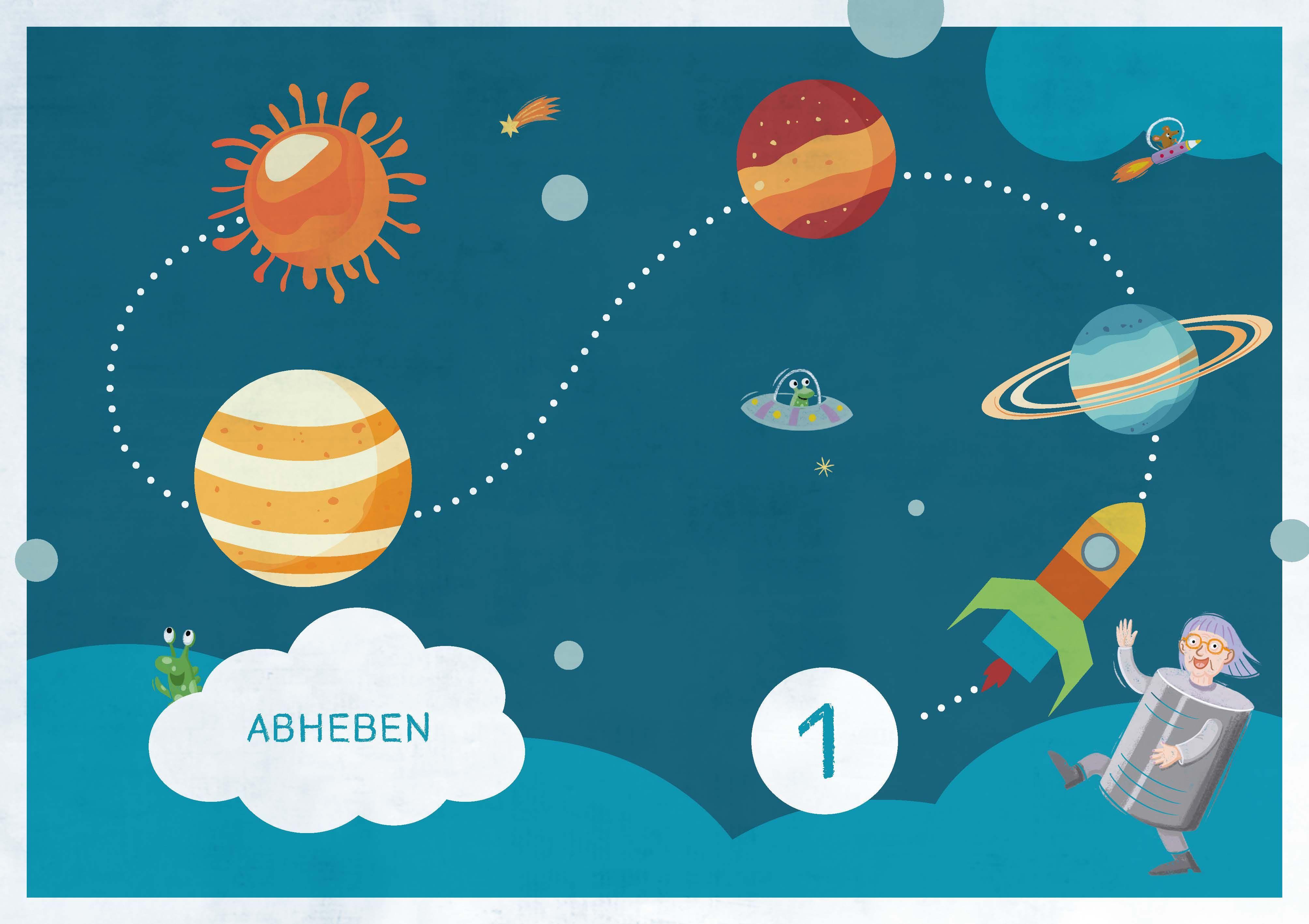 Beispielinhalt (Bild) Die Lese-Rakete