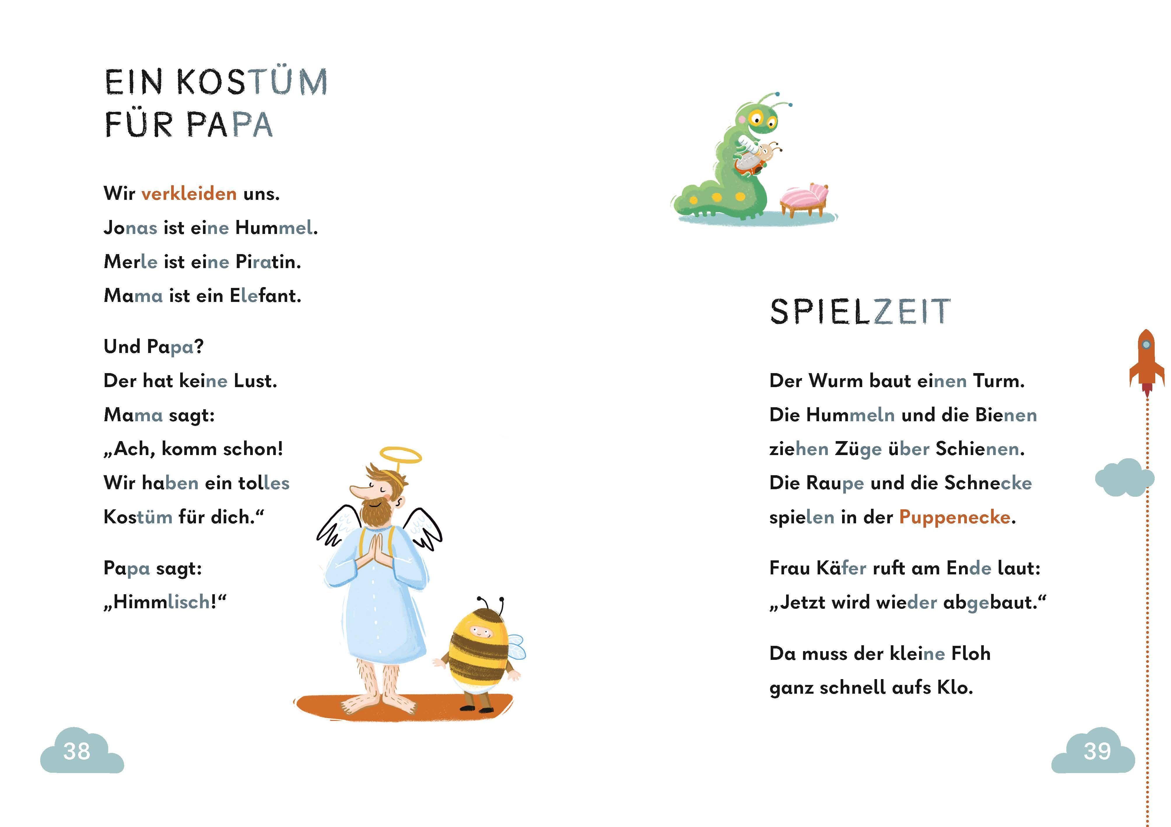 Beispielinhalt (Bild) Die Lese-Rakete