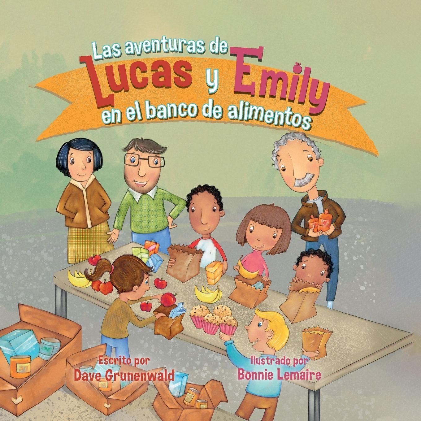 Vorderes Coverbild Las aventuras de Lucas y Emily en el banco de alimentos
