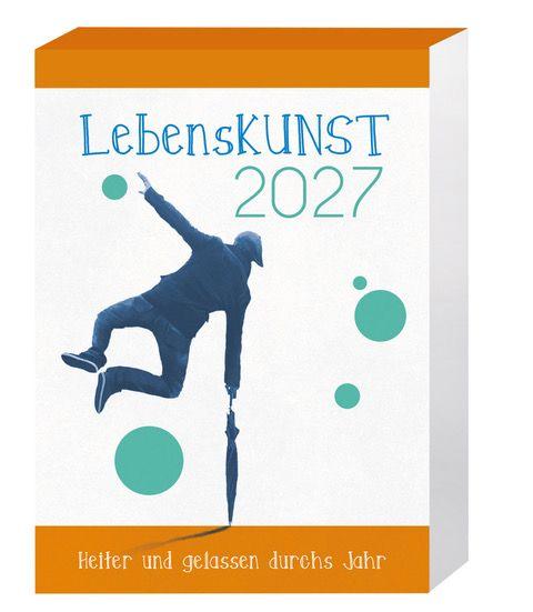 Vorderes Coverbild LebensKunst 2027 - Heiter und gelassen durchs Jahr