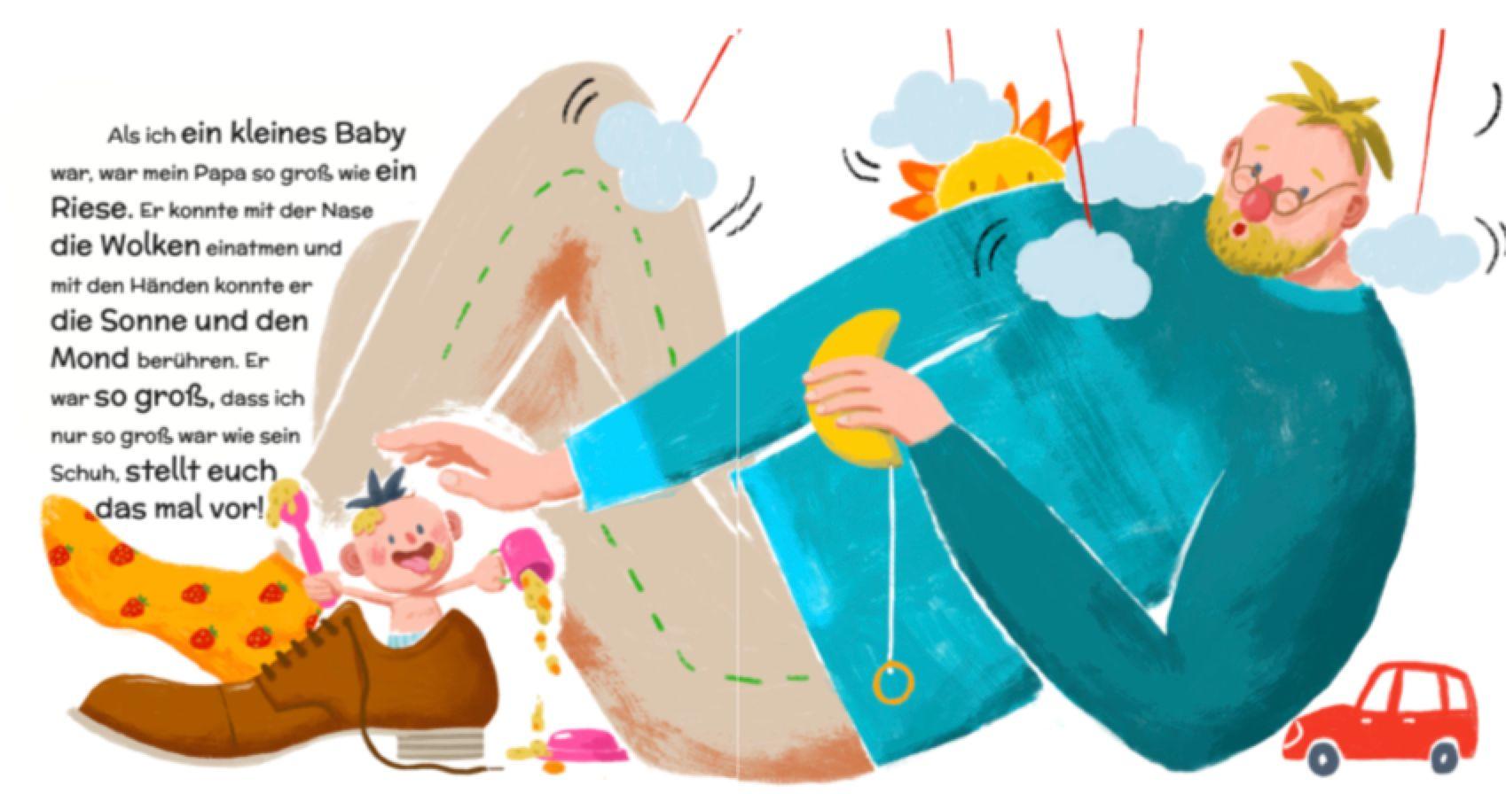 Beispielinhalt (Bild) Mein Papa schrumpft