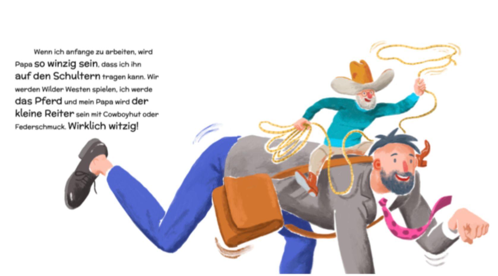 Beispielinhalt (Bild) Mein Papa schrumpft