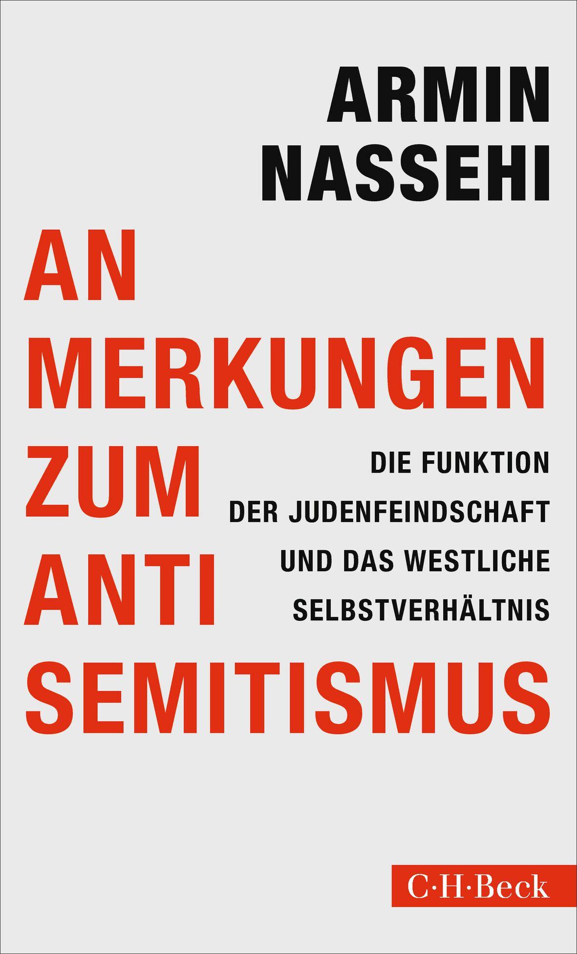 Vorderes Coverbild Anmerkungen zum Antisemitismus