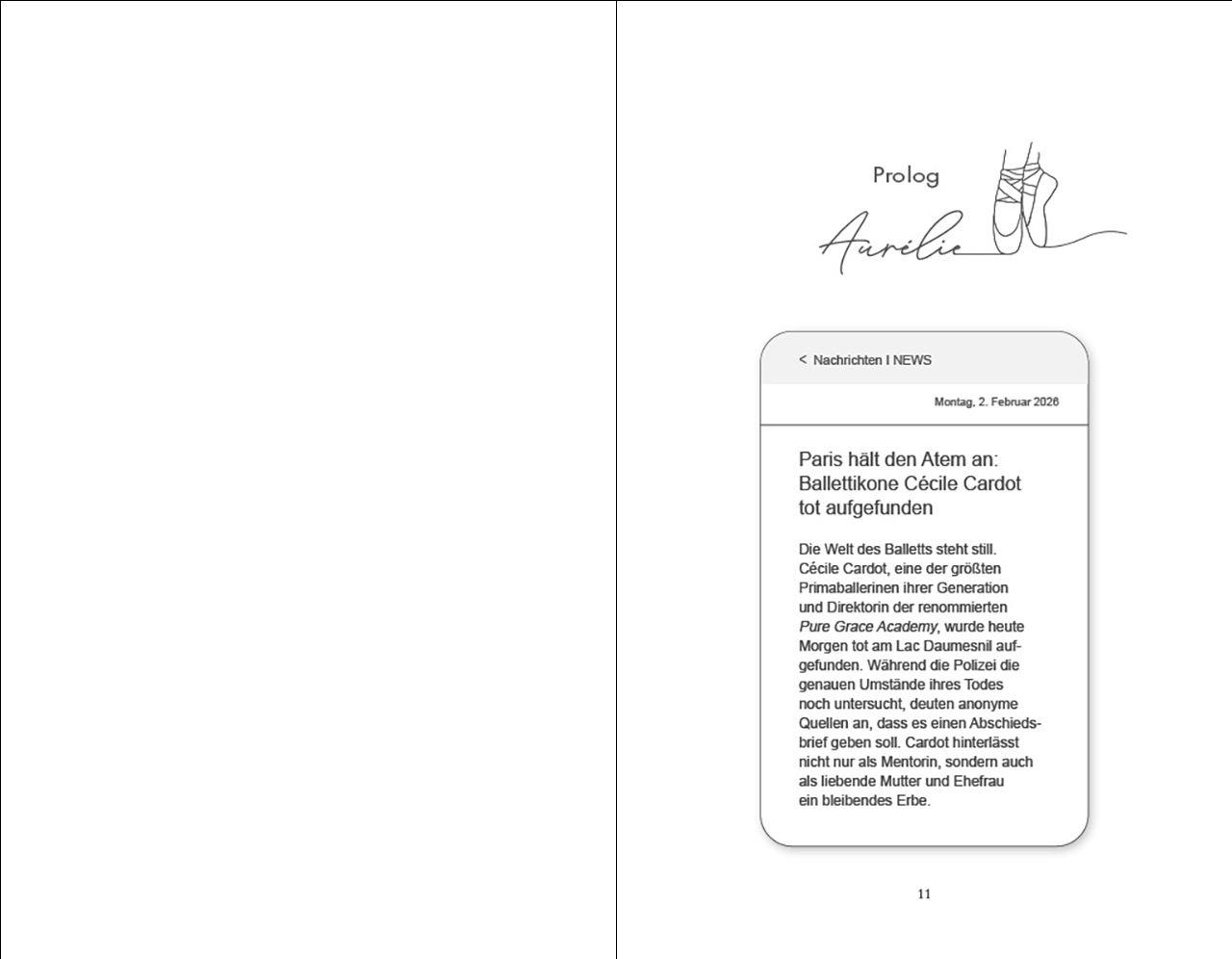 Beispielinhalt (Bild) Pure Grace Academy (Band 1) - The Final Bow