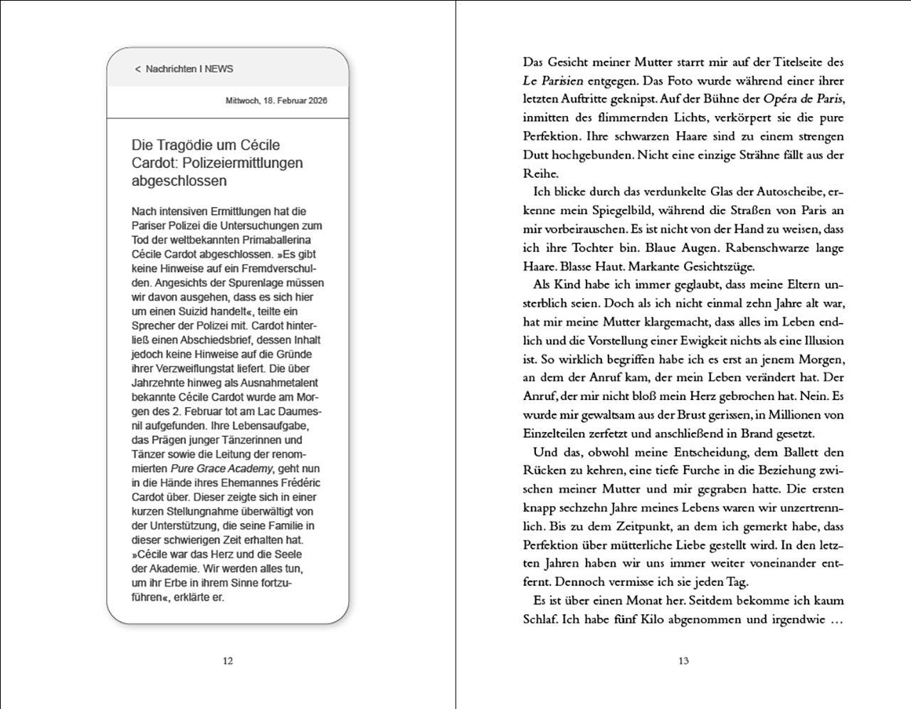 Beispielinhalt (Bild) Pure Grace Academy (Band 1) - The Final Bow