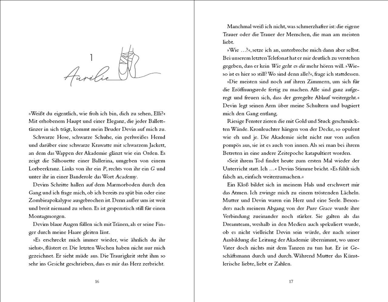 Beispielinhalt (Bild) Pure Grace Academy (Band 1) - The Final Bow