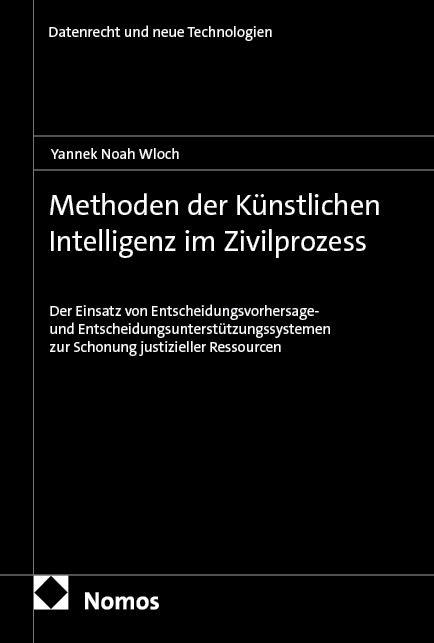 Vorderes Coverbild Methoden der Künstlichen Intelligenz im Zivilprozess