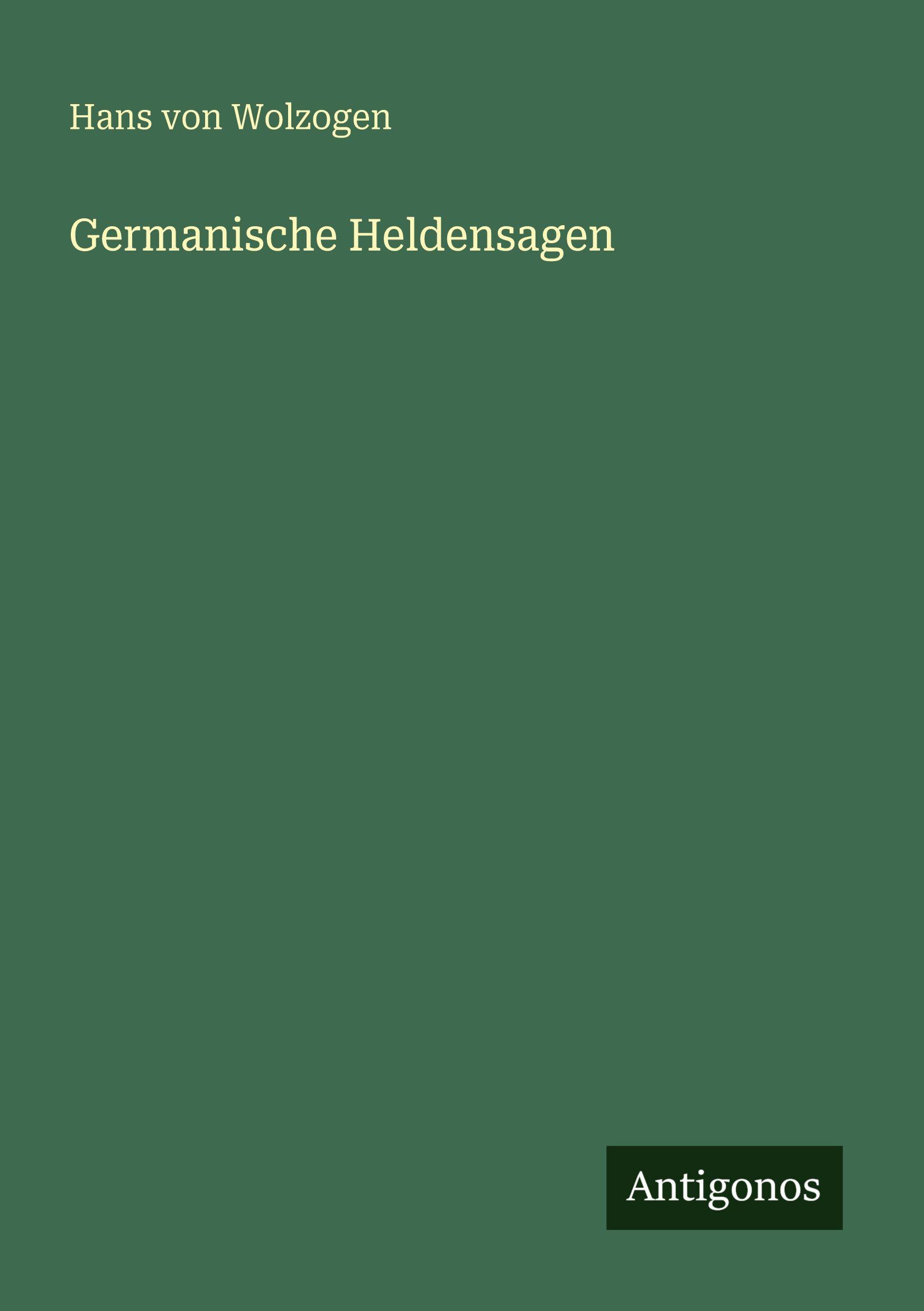 Vorderes Coverbild Germanische Heldensagen