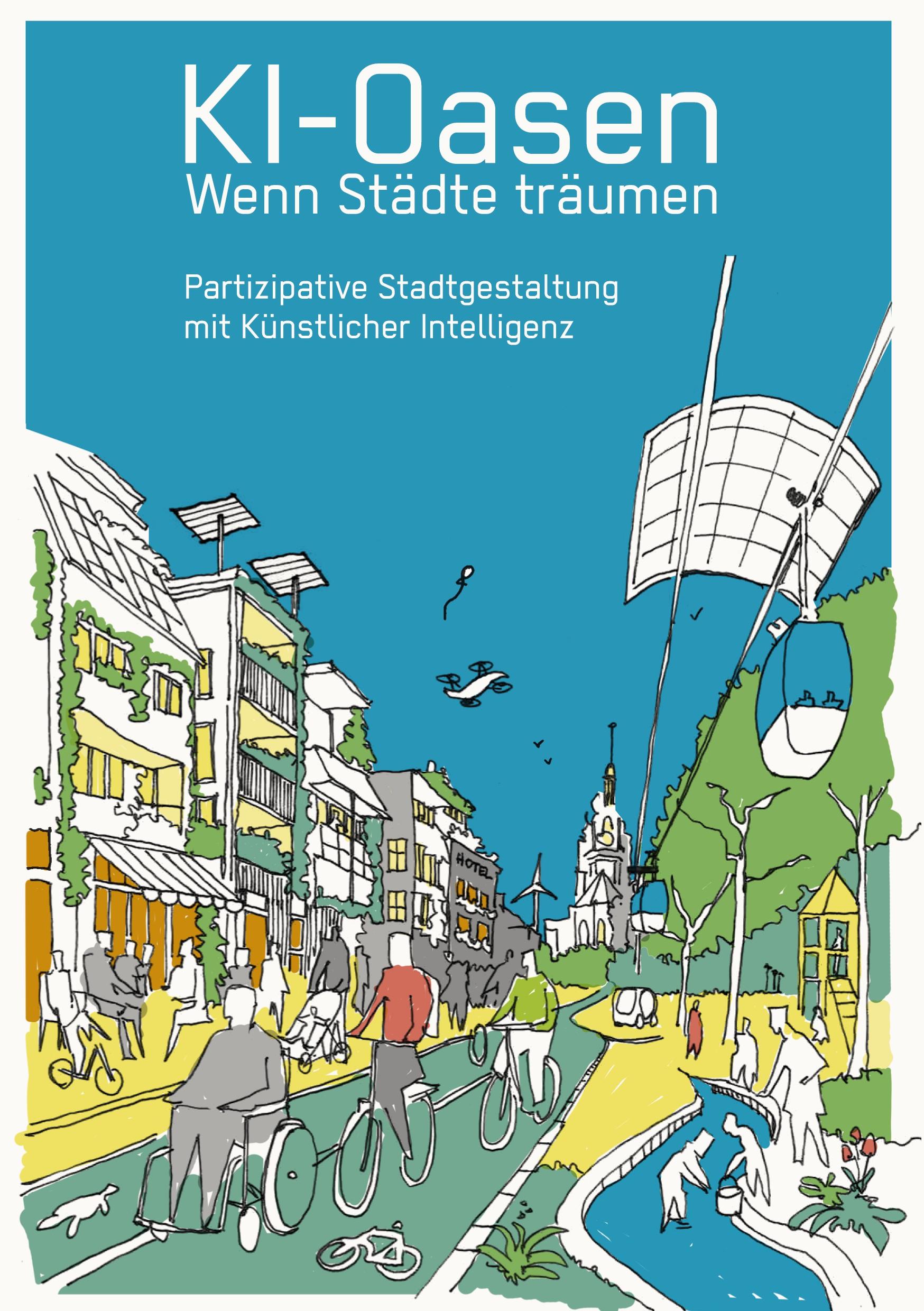 Vorderes Coverbild KI-Oasen. Wenn Städte träumen.