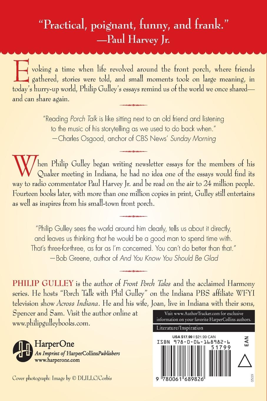 Rückseitencover Porch Talk