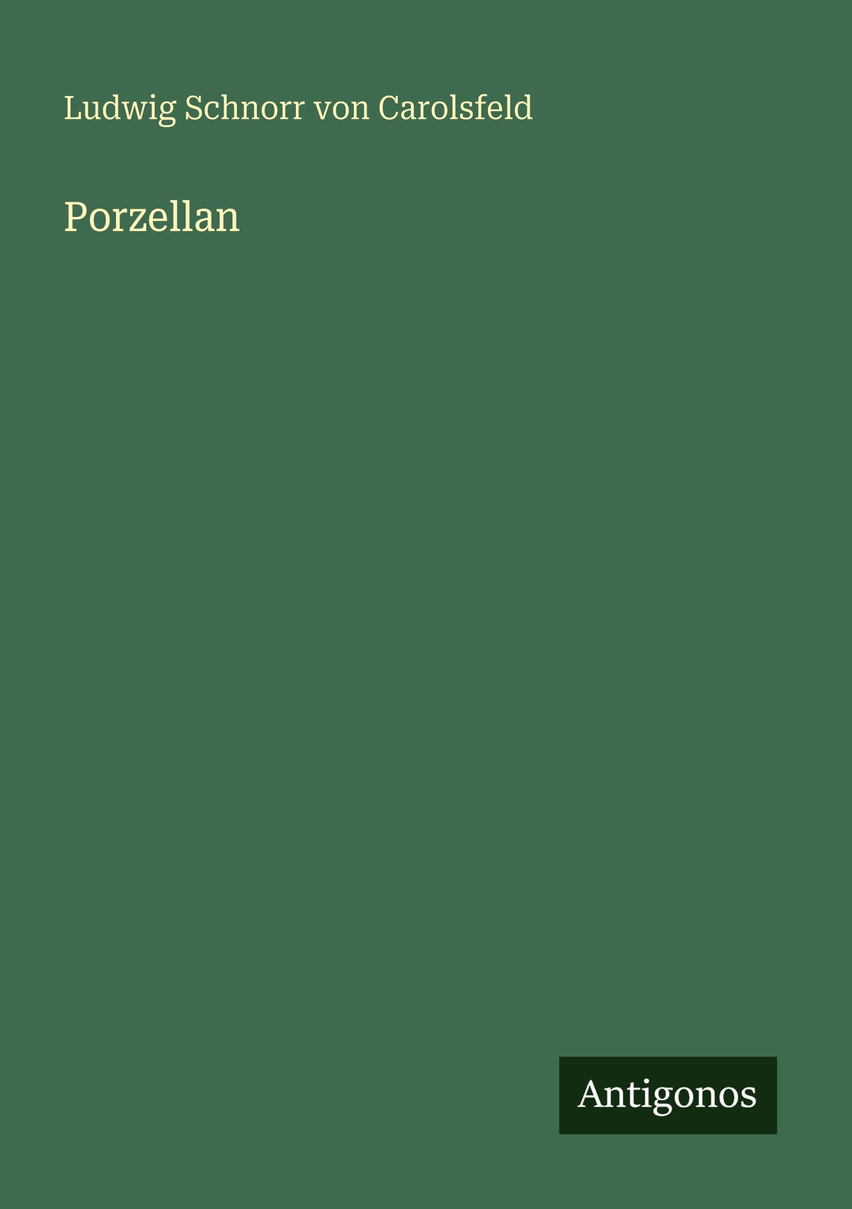 Vorderes Coverbild Porzellan