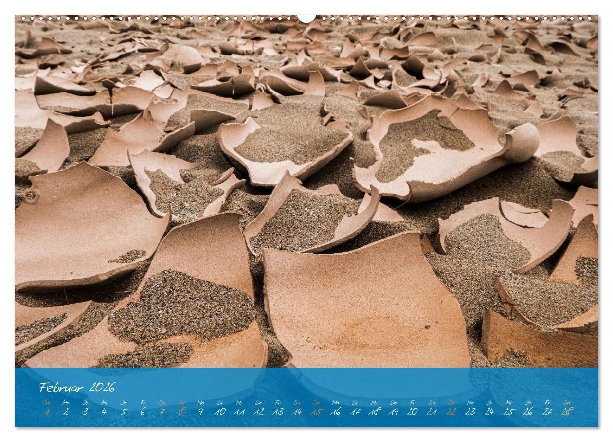 Beispielinhalt (Bild) Natur abstrakt Farben und Strukturen (Wandkalender 2026 DIN A2 quer), CALVENDO Monatskalender