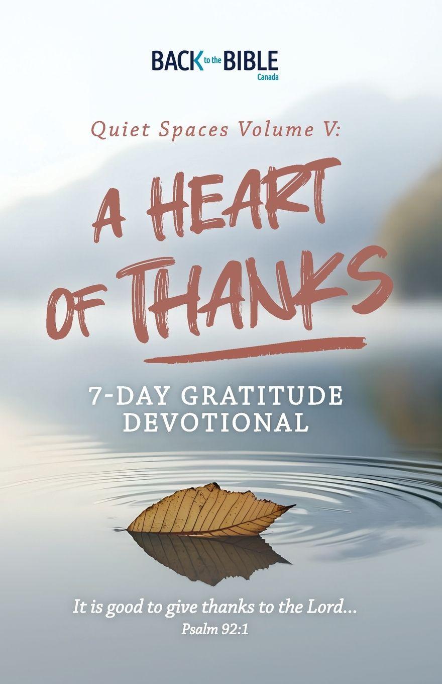 Vorderes Coverbild Quiet Spaces a Heart of Thanks