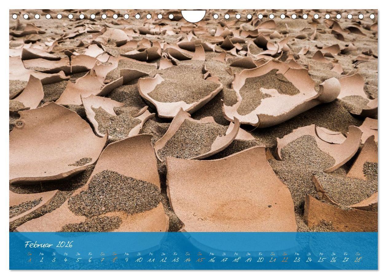 Beispielinhalt (Bild) Natur abstrakt Farben und Strukturen (Wandkalender 2026 DIN A4 quer), CALVENDO Monatskalender