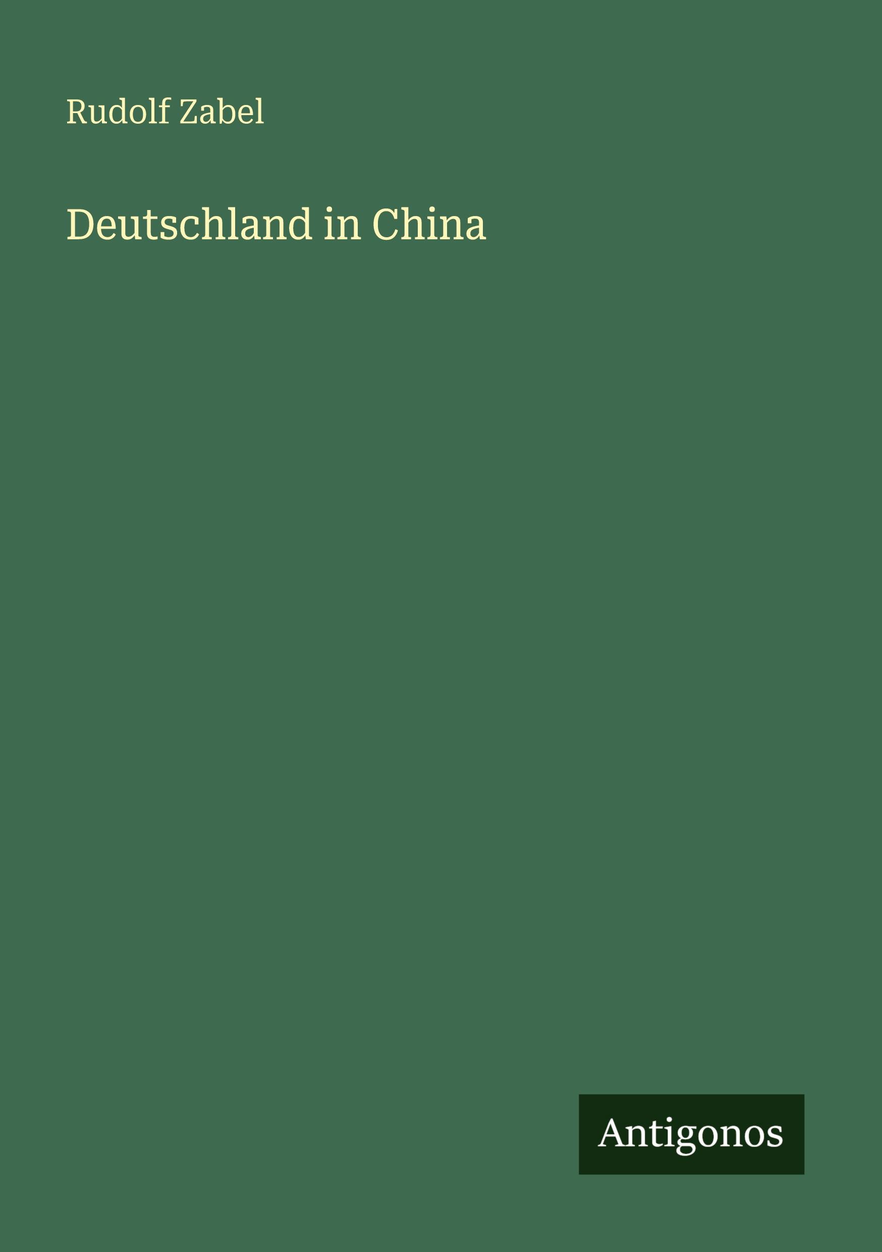 Vorderes Coverbild Deutschland in China