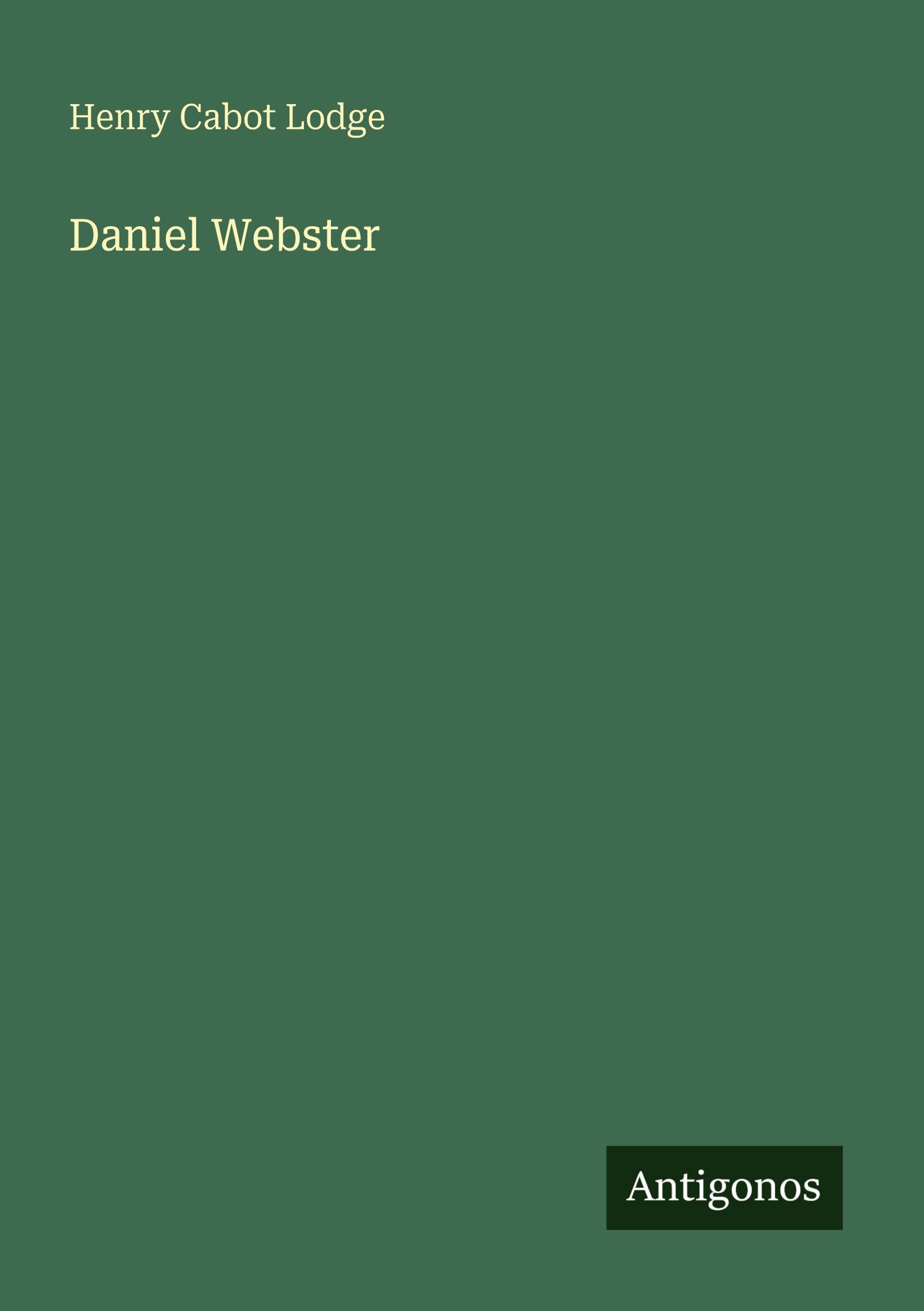 Vorderes Coverbild Daniel Webster