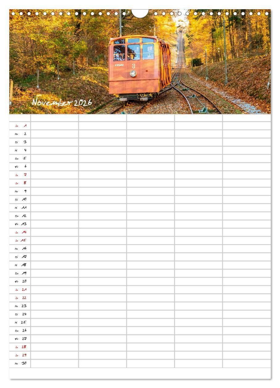 Beispielinhalt (Bild) Heidelberger Familienkalender (Wandkalender 2026 DIN A3 hoch), CALVENDO Monatskalender