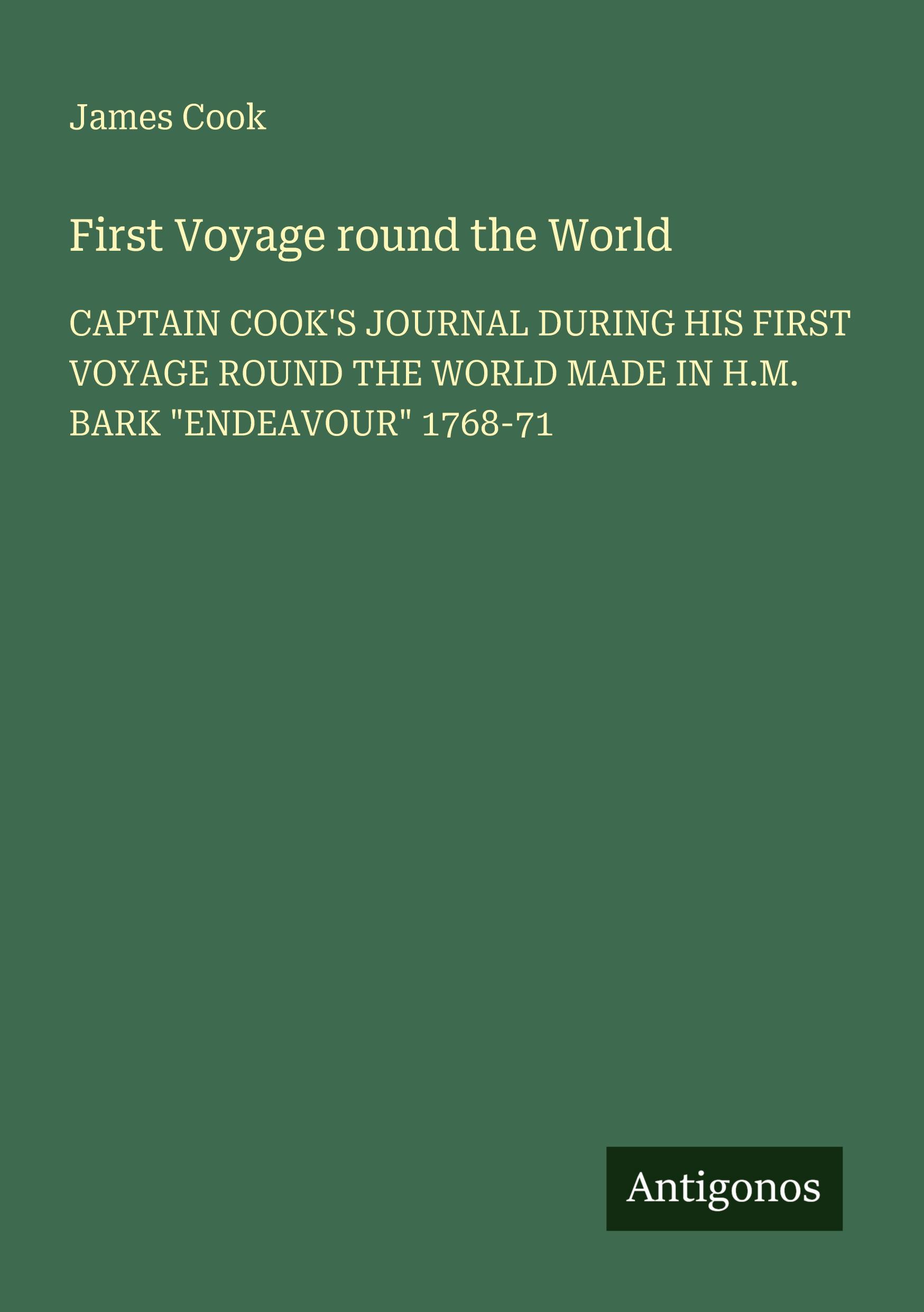 Vorderes Coverbild First Voyage round the World