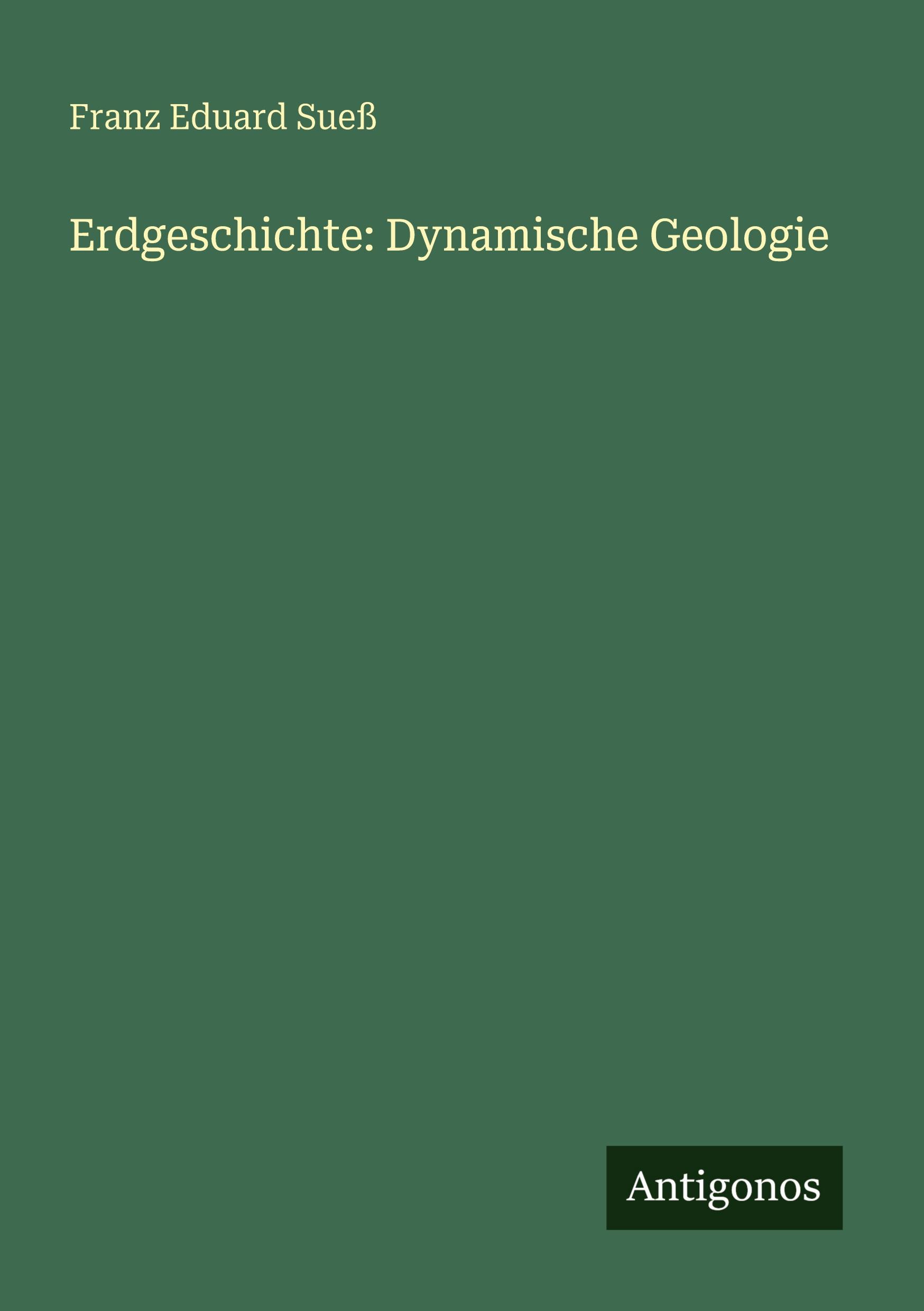 Vorderes Coverbild Erdgeschichte: Dynamische Geologie