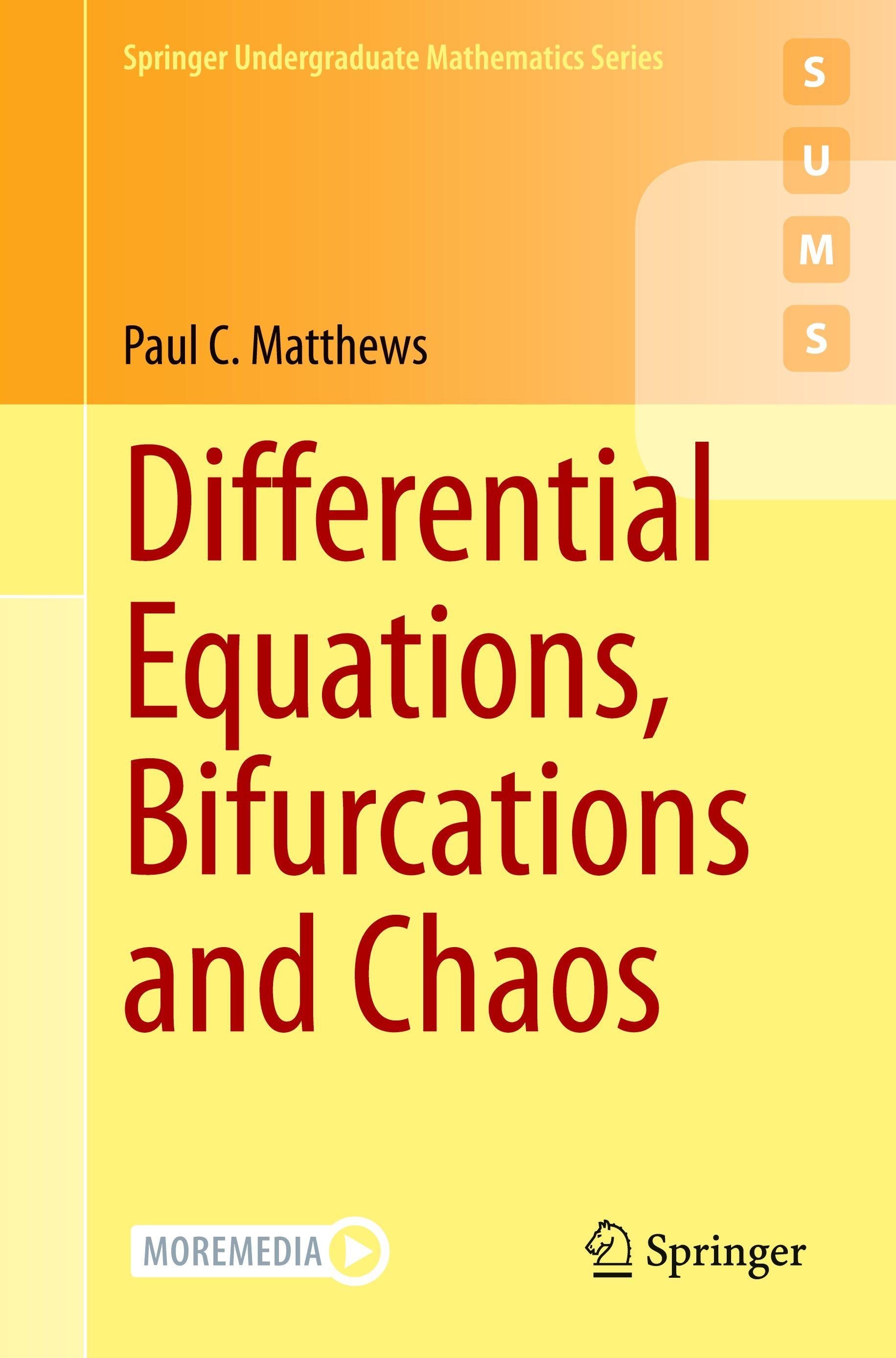 Vorderes Coverbild Differential Equations, Bifurcations and Chaos