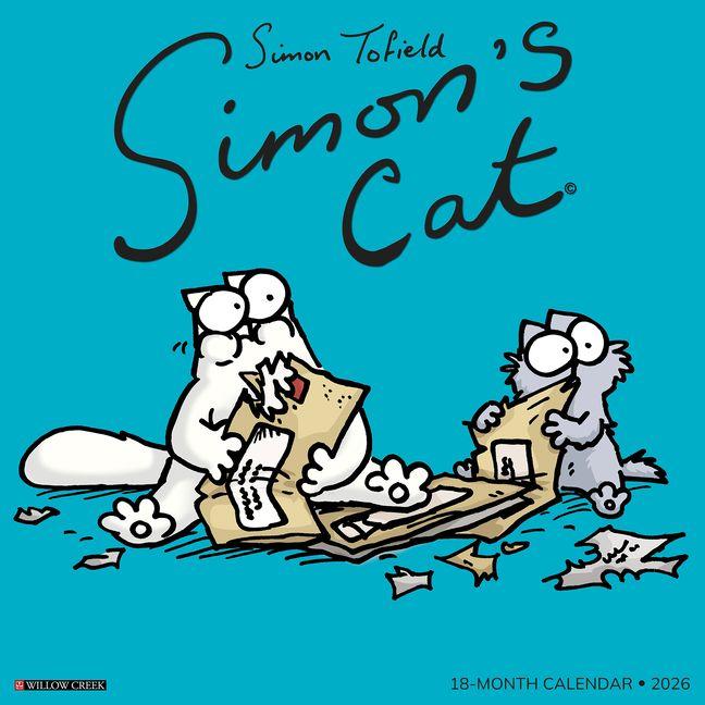 Vorderes Coverbild Simon's Cat 2026 12 X 12 Wall Calendar