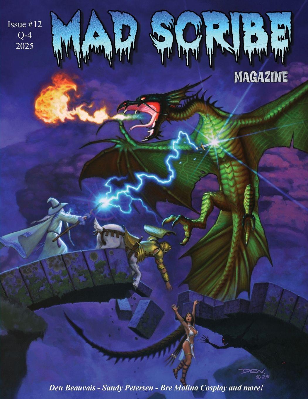 Vorderes Coverbild Mad Scribe Magazine Issue #12