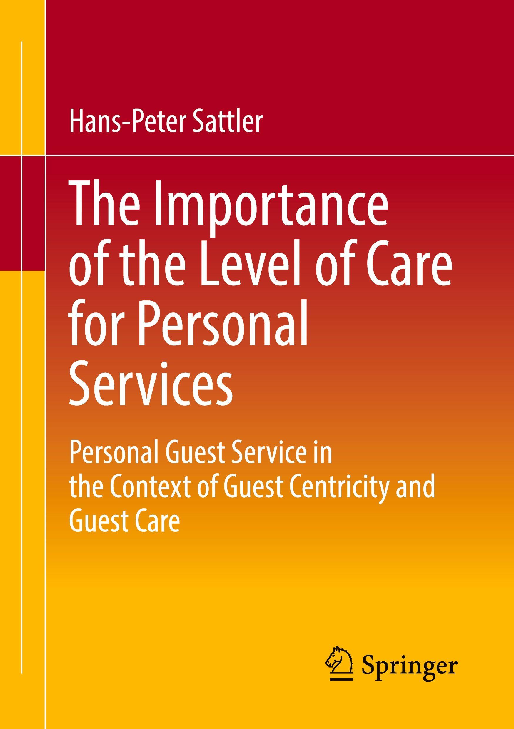 Vorderes Coverbild The Importance of the Level of Care for Personal Services