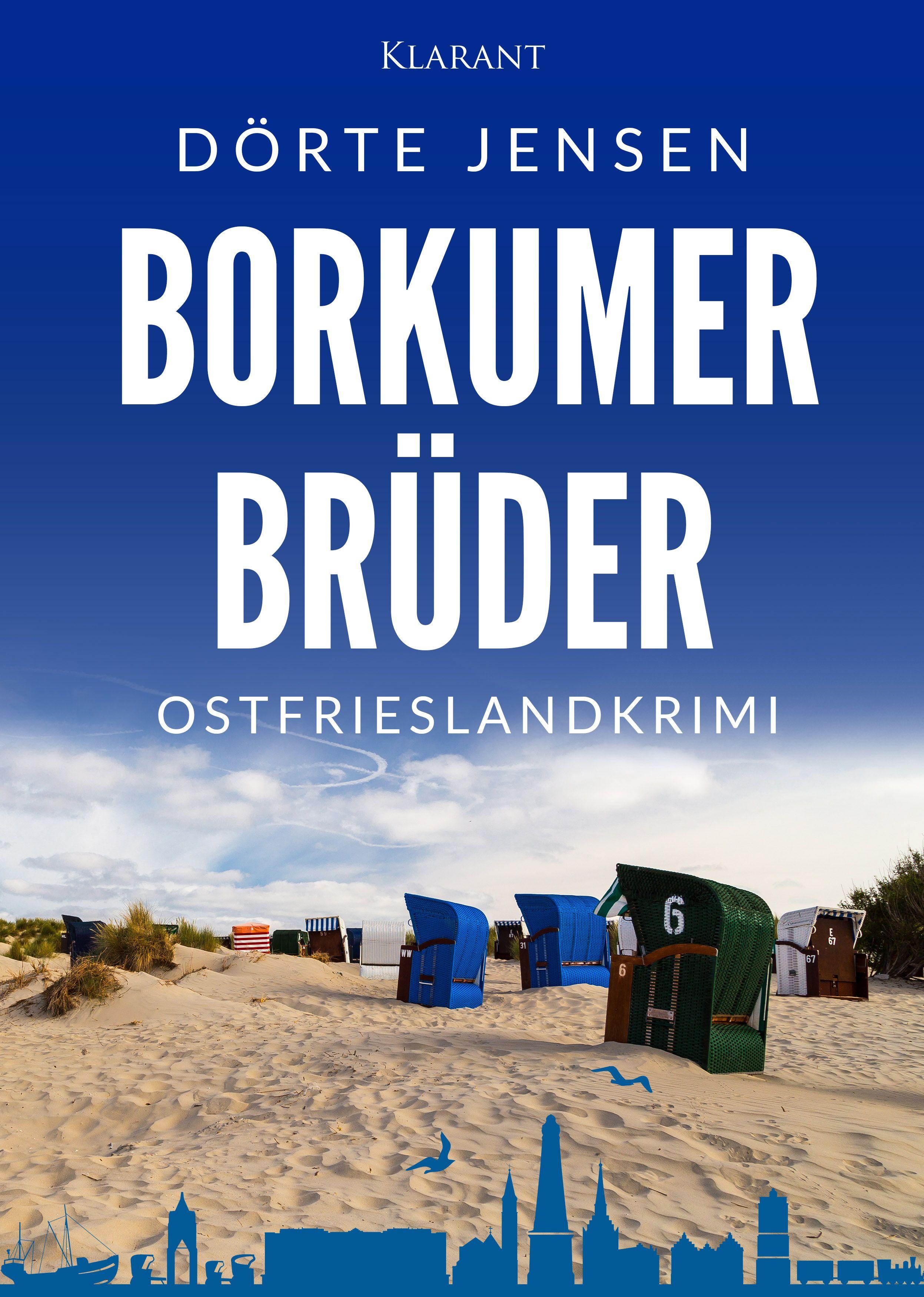 Vorderes Coverbild Borkumer Brüder. Ostfrieslandkrimi