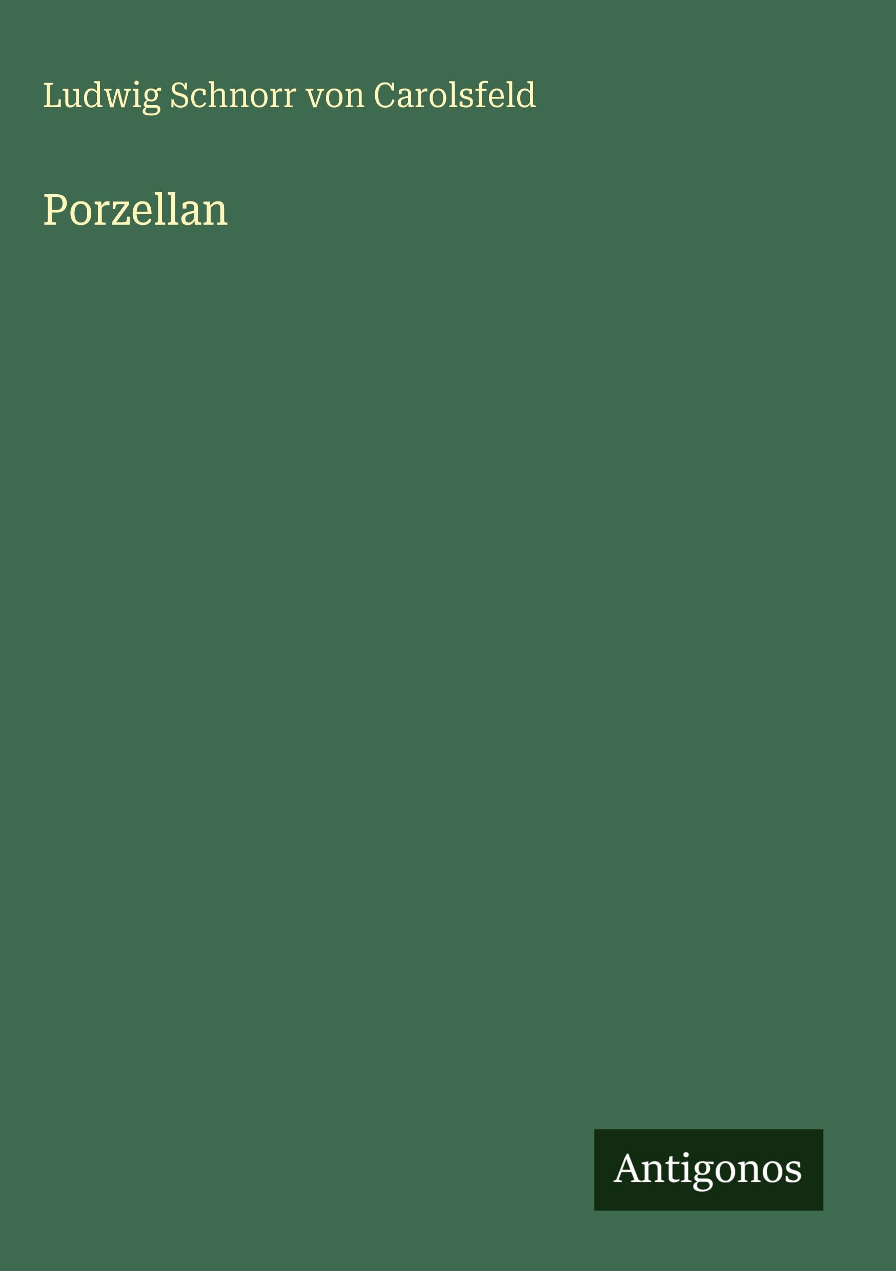 Vorderes Coverbild Porzellan