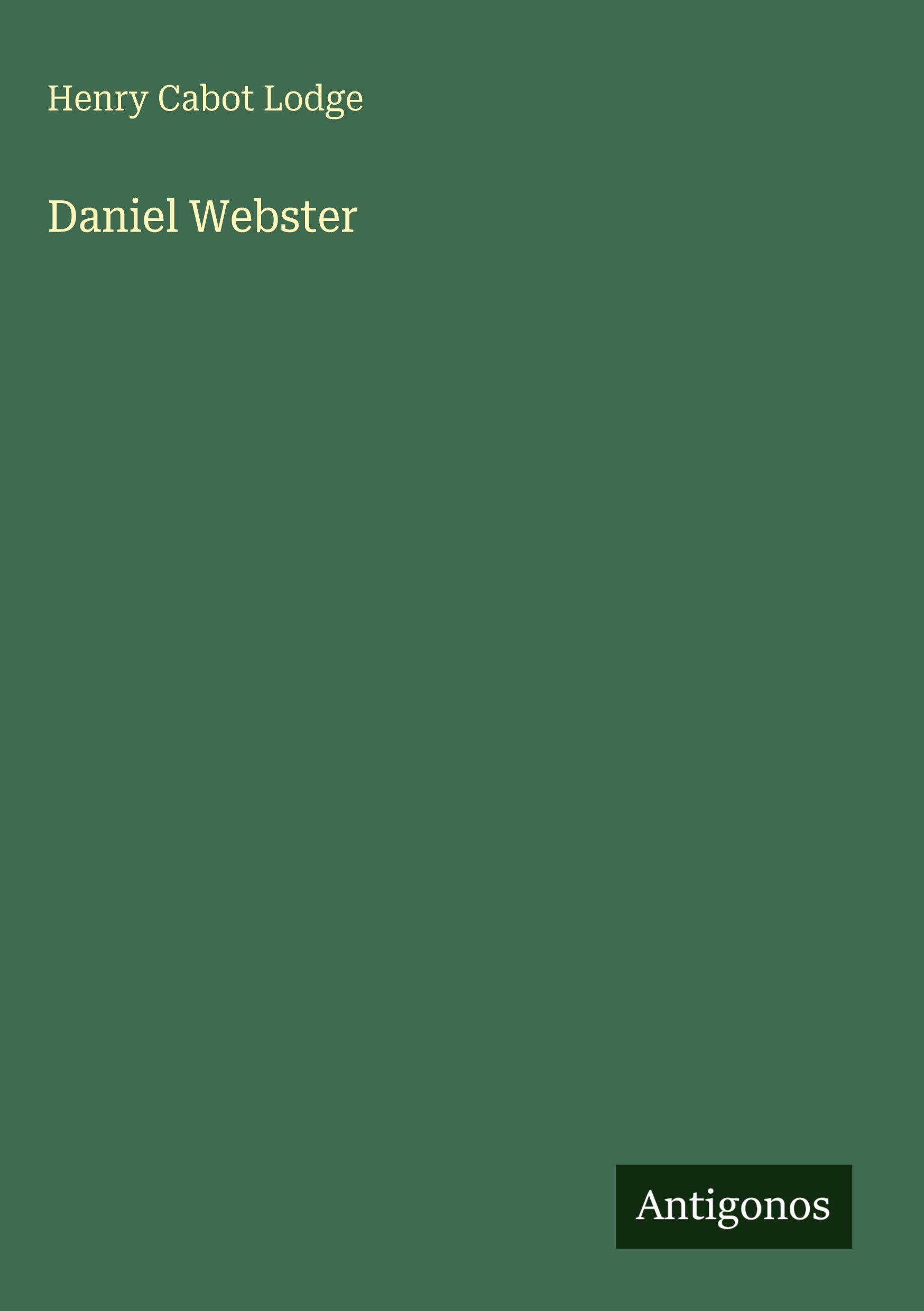 Vorderes Coverbild Daniel Webster