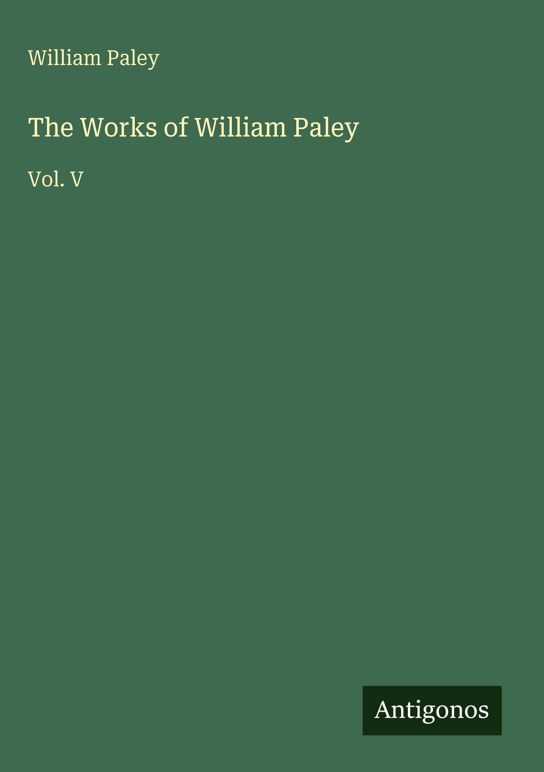 Vorderes Coverbild The Works of William Paley