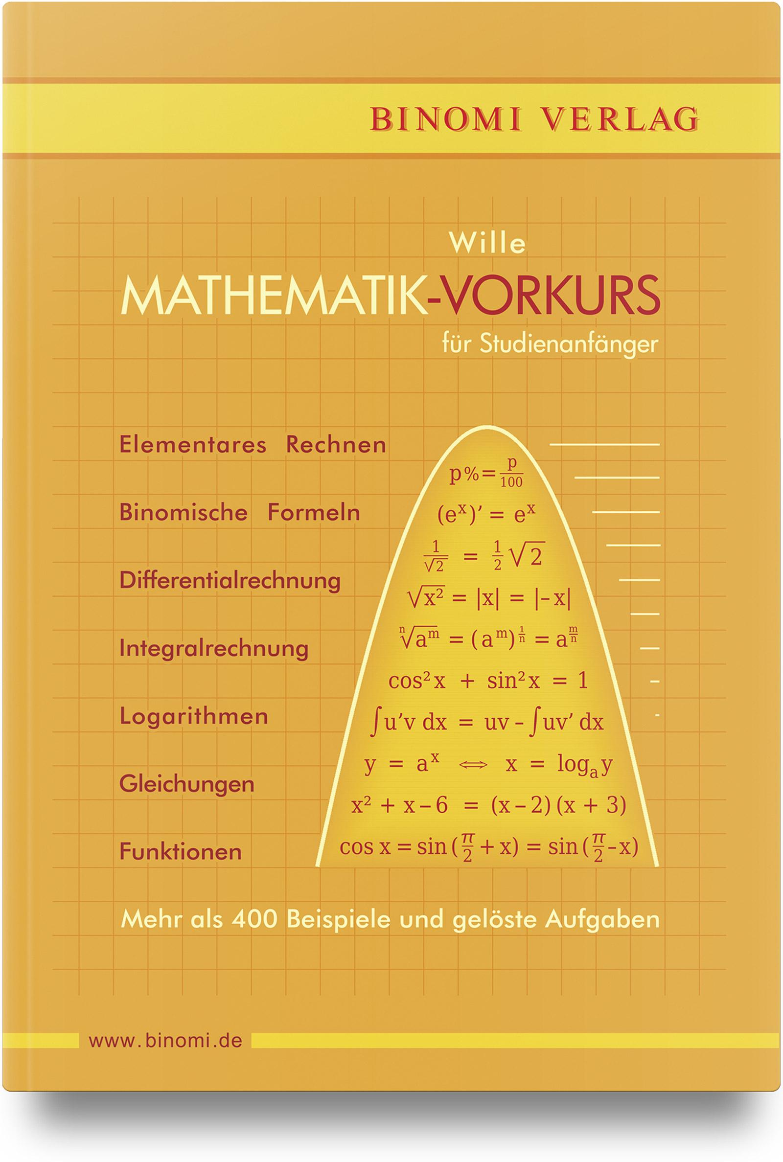 Vorderes Coverbild Mathematik-Vorkurs für Studienanfänger