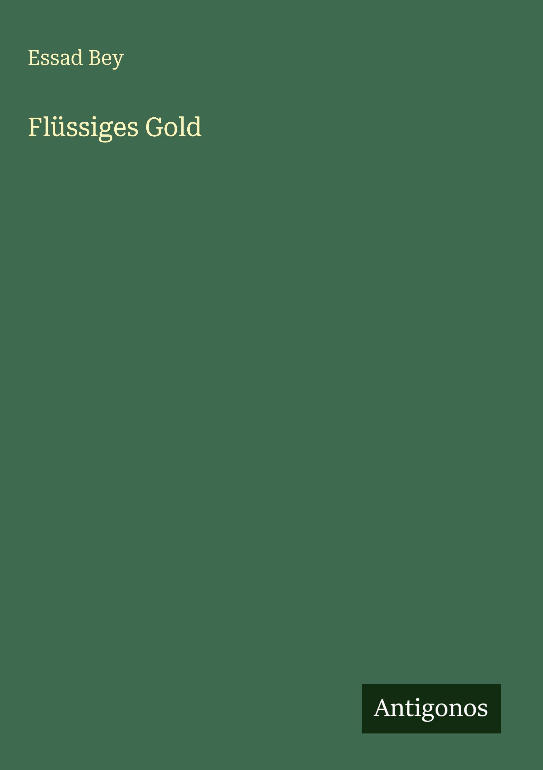 Vorderes Coverbild Flüssiges Gold