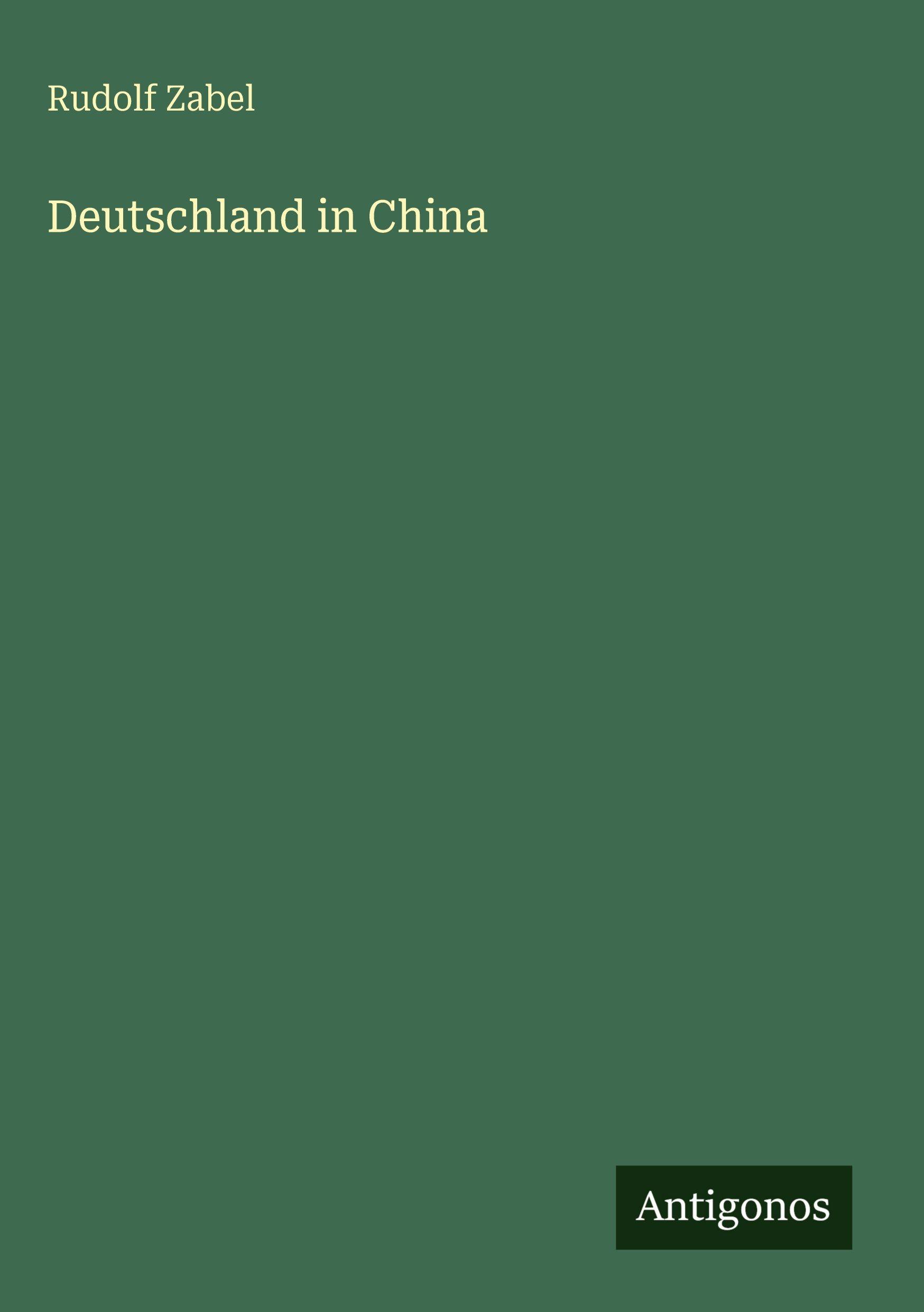 Vorderes Coverbild Deutschland in China