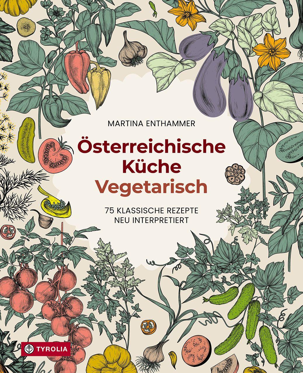 Vorderes Coverbild Österreichische Küche. Vegetarisch
