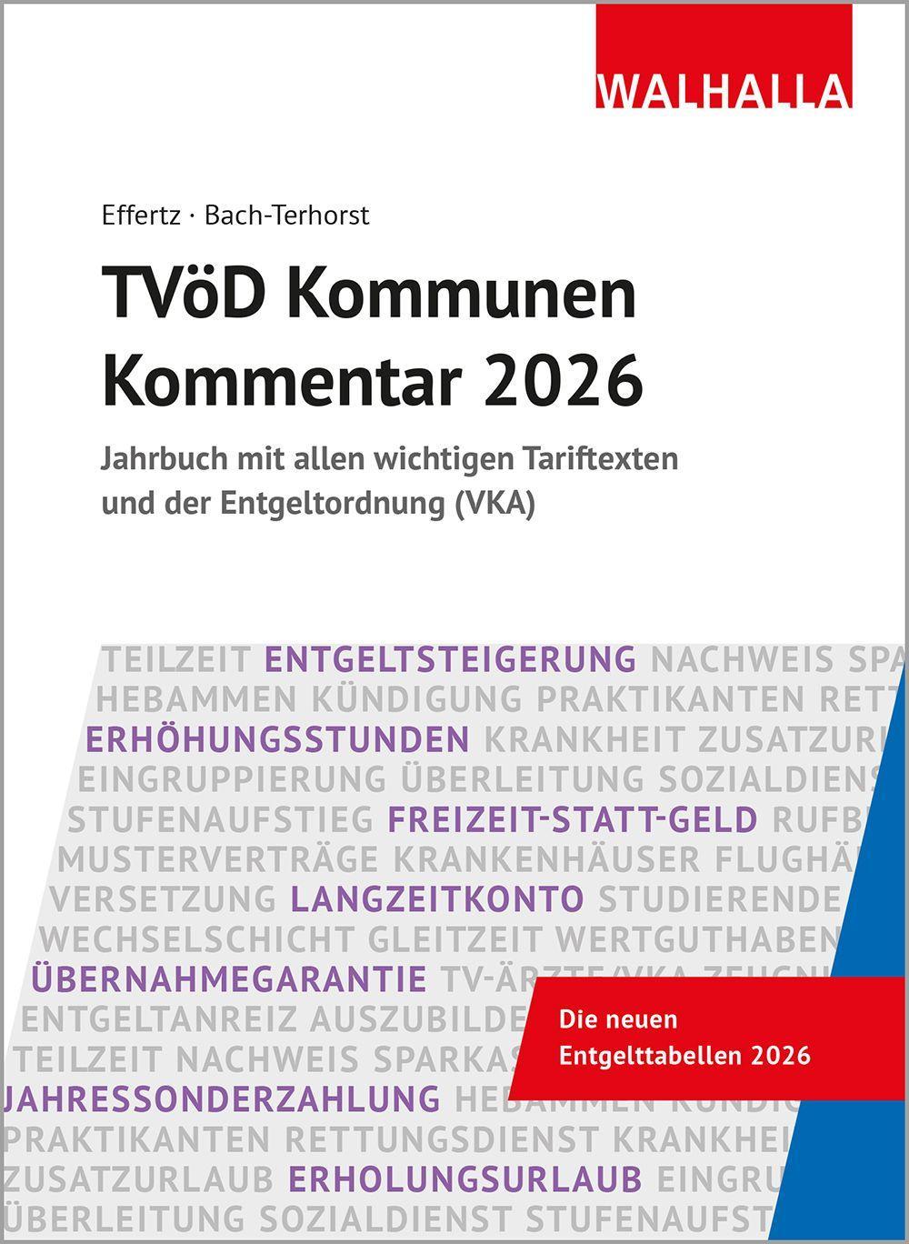 Vorderes Coverbild TVöD Kommunen Kommentar 2026
