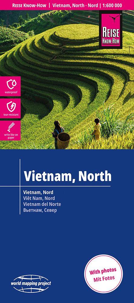 Vorderes Coverbild Reise Know-How Landkarte Vietnam, Nord | Vietnam, North (1:600.000)