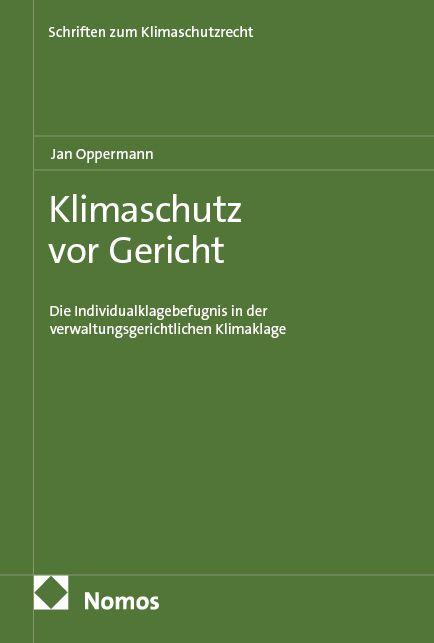Vorderes Coverbild Klimaschutz vor Gericht