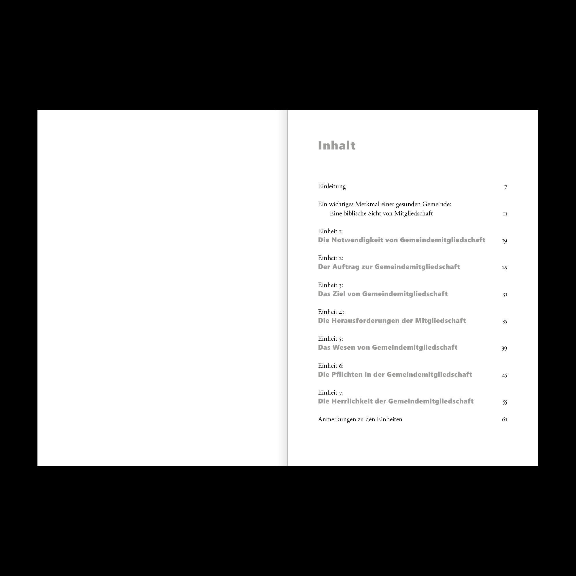 Beispielinhalt (Bild) Einander verpflichtet