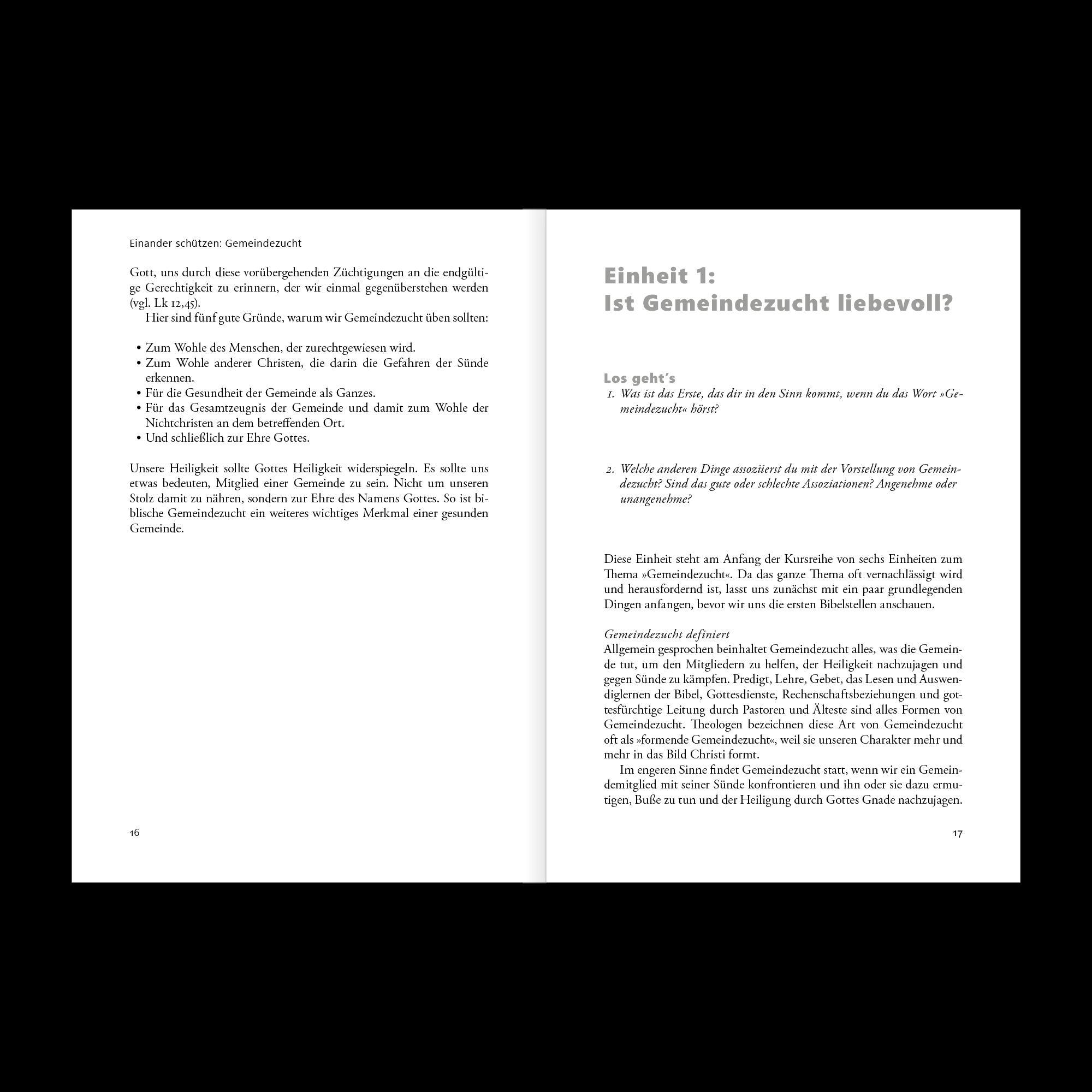 Beispielinhalt (Bild) Einander schützen