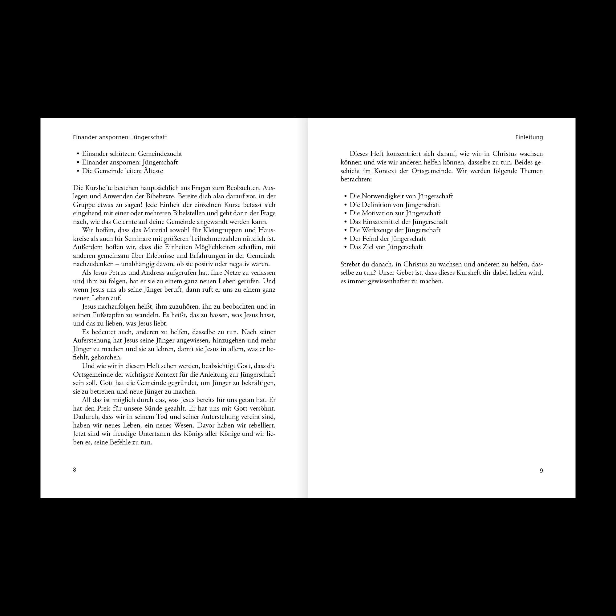 Beispielinhalt (Bild) Einander anspornen