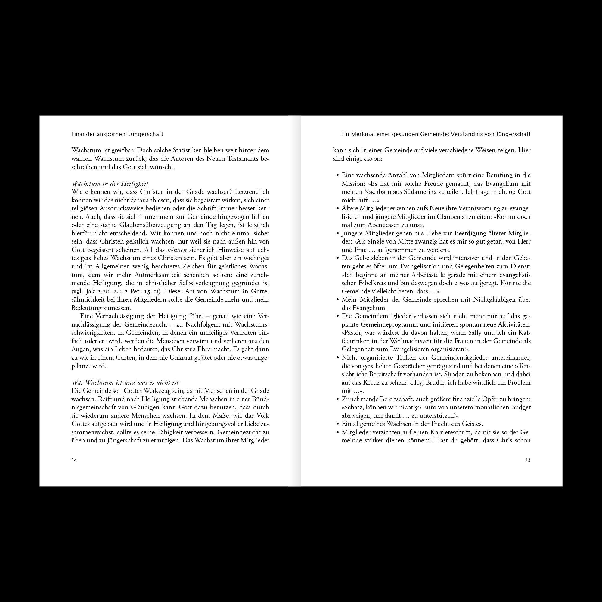 Beispielinhalt (Bild) Einander anspornen