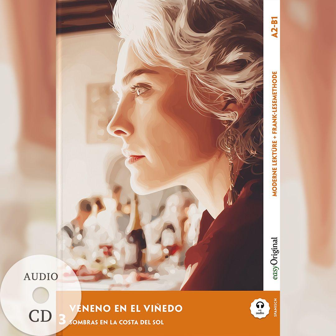 Vorderes Coverbild Veneno en el viñedo - Spanische Krimi-Lektüre A2-B1 (+ Audio-CD)