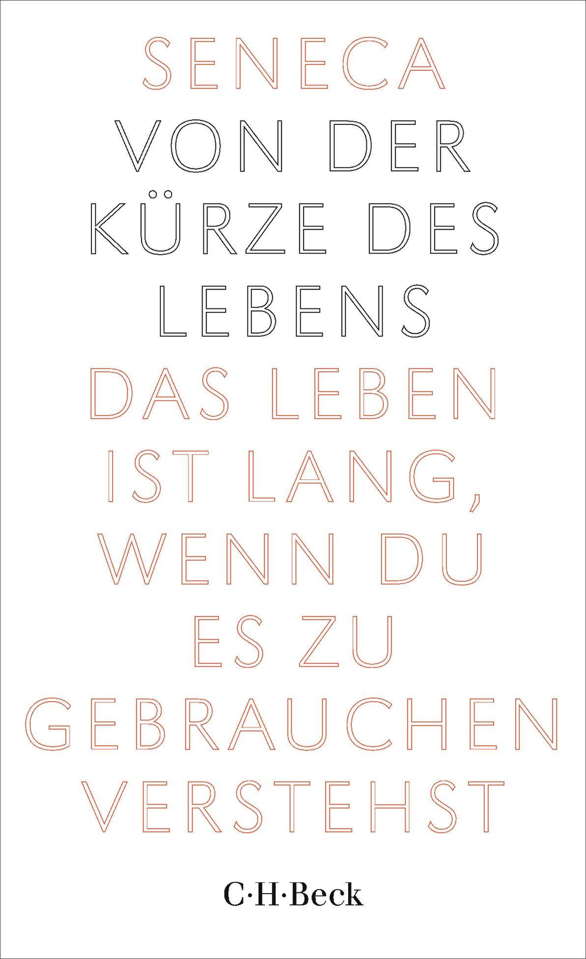 Vorderes Coverbild Von der Kürze des Lebens