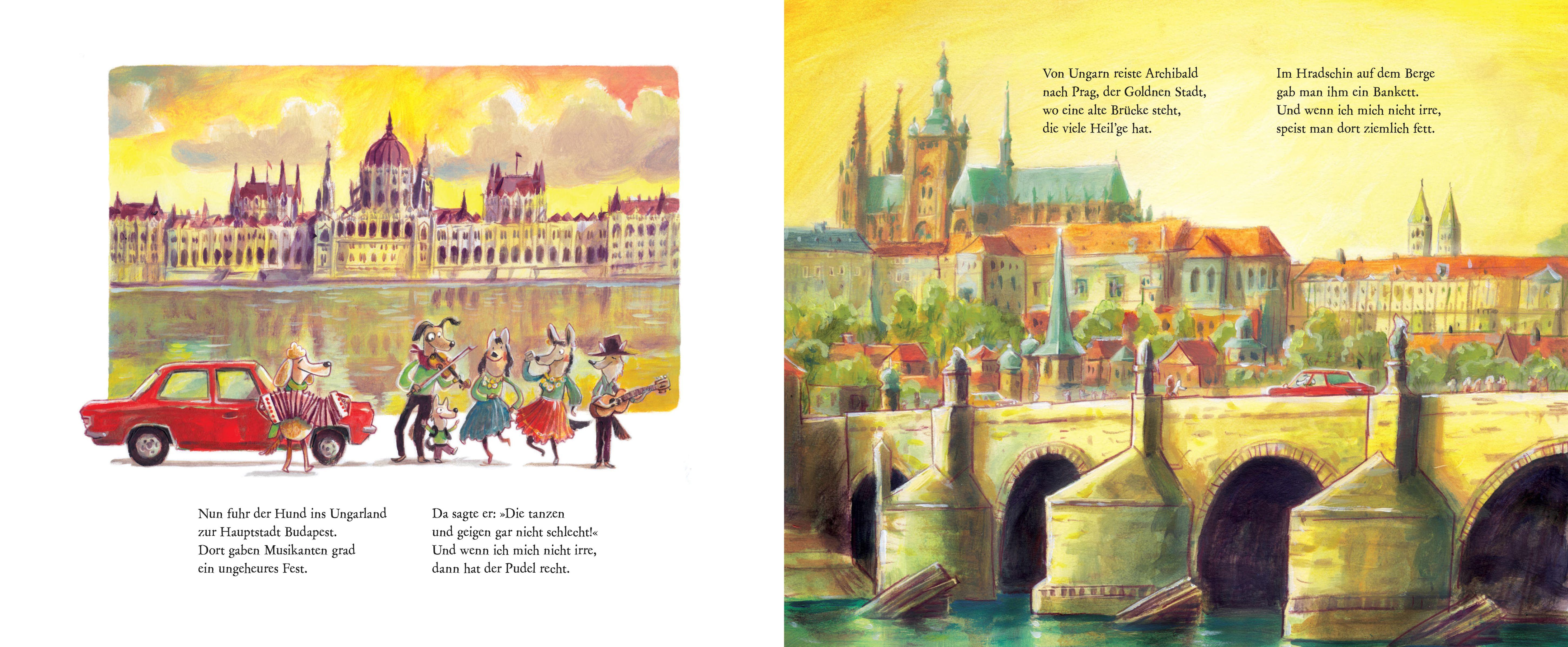 Beispielinhalt (Bild) Der Reisepudel Archibald