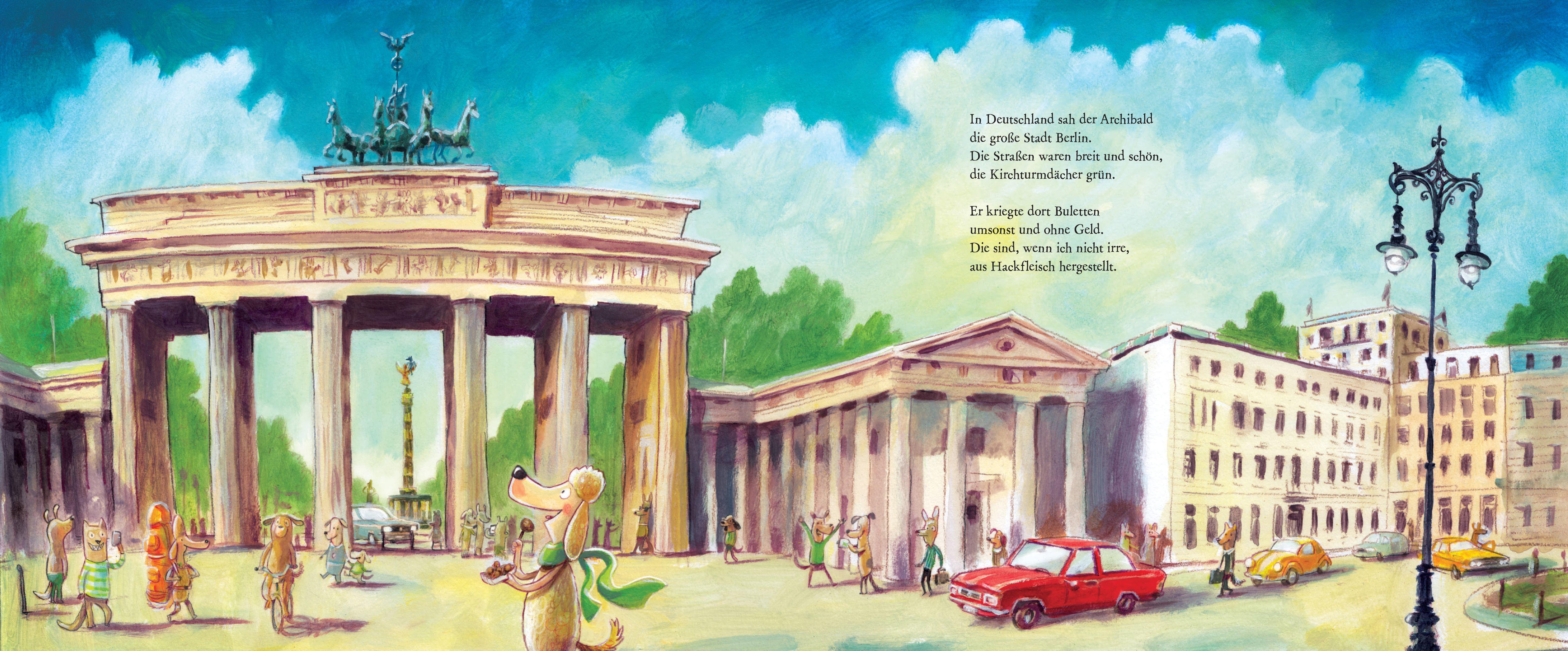 Beispielinhalt (Bild) Der Reisepudel Archibald