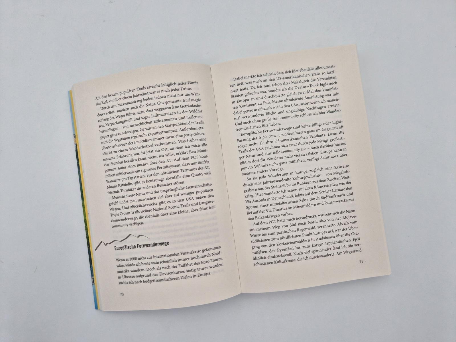 Beispielinhalt (Bild) Weite Wege Wandern